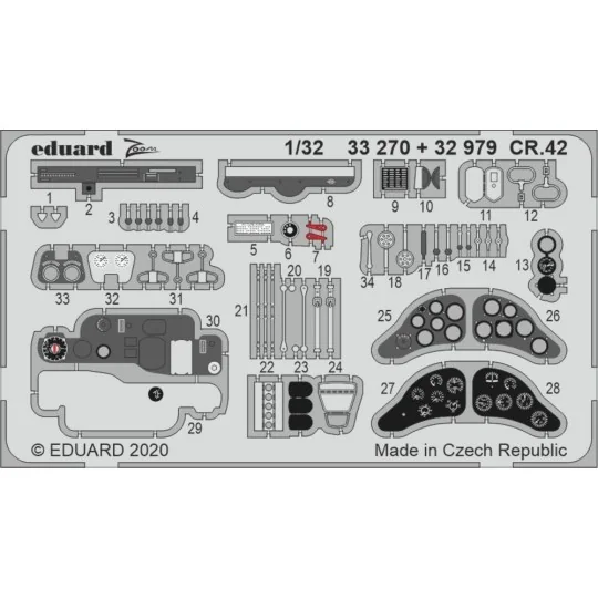 CR.42 for ICM - Eduard Accessories 33270