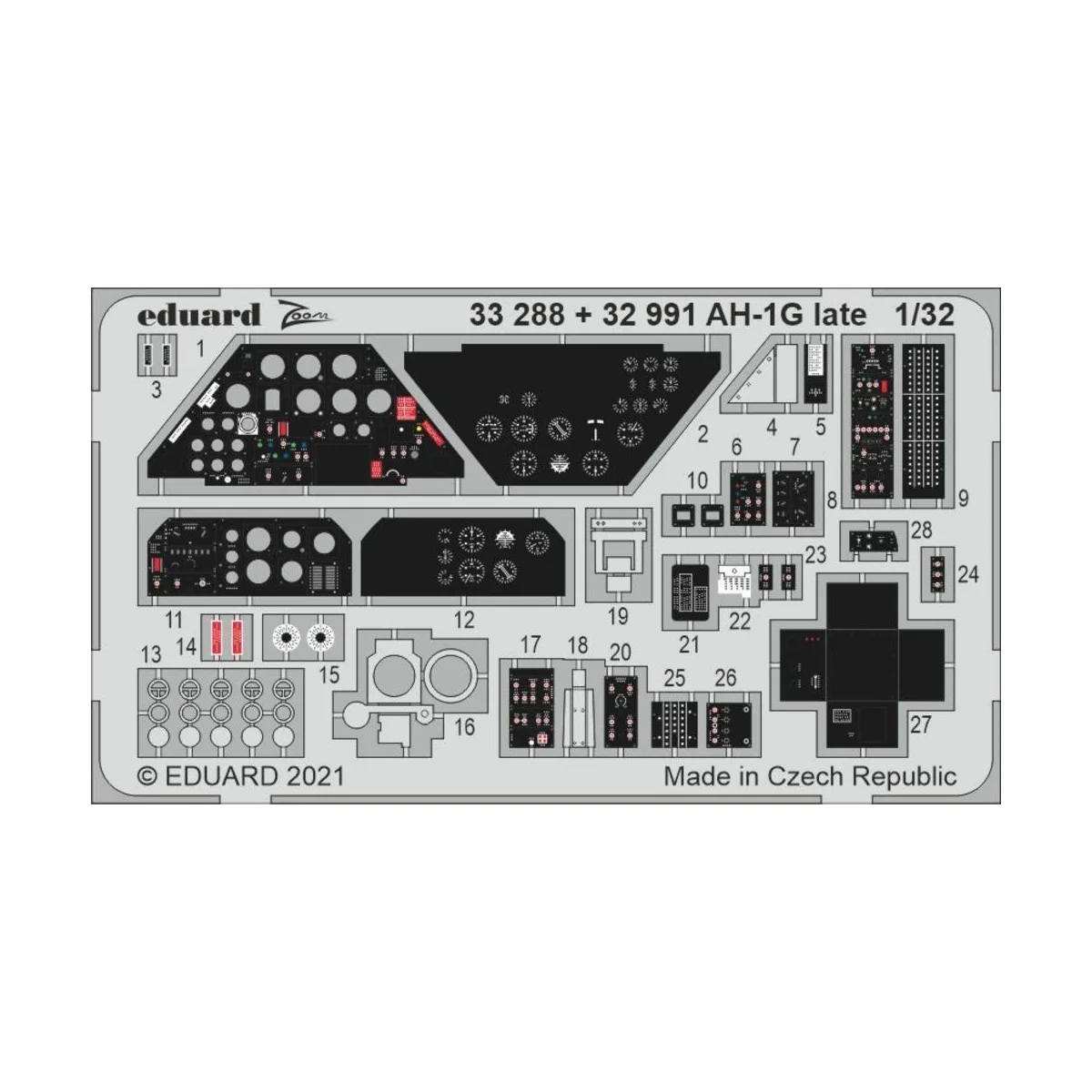 AH-1G late for ICM - Eduard Accessories 33288