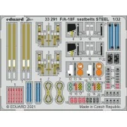 F/A-18F seatbelts STEEL, for REVELL, 1/32 - Eduard Accessories 33291