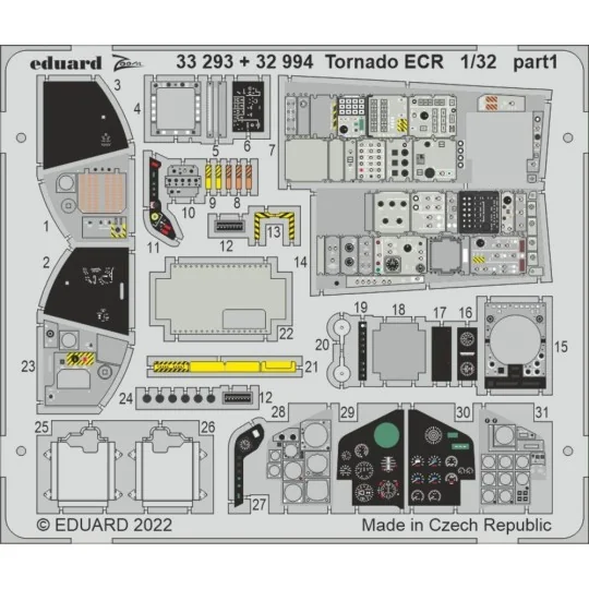 Tornado ECR for ITALERI - Eduard Accessories 33293