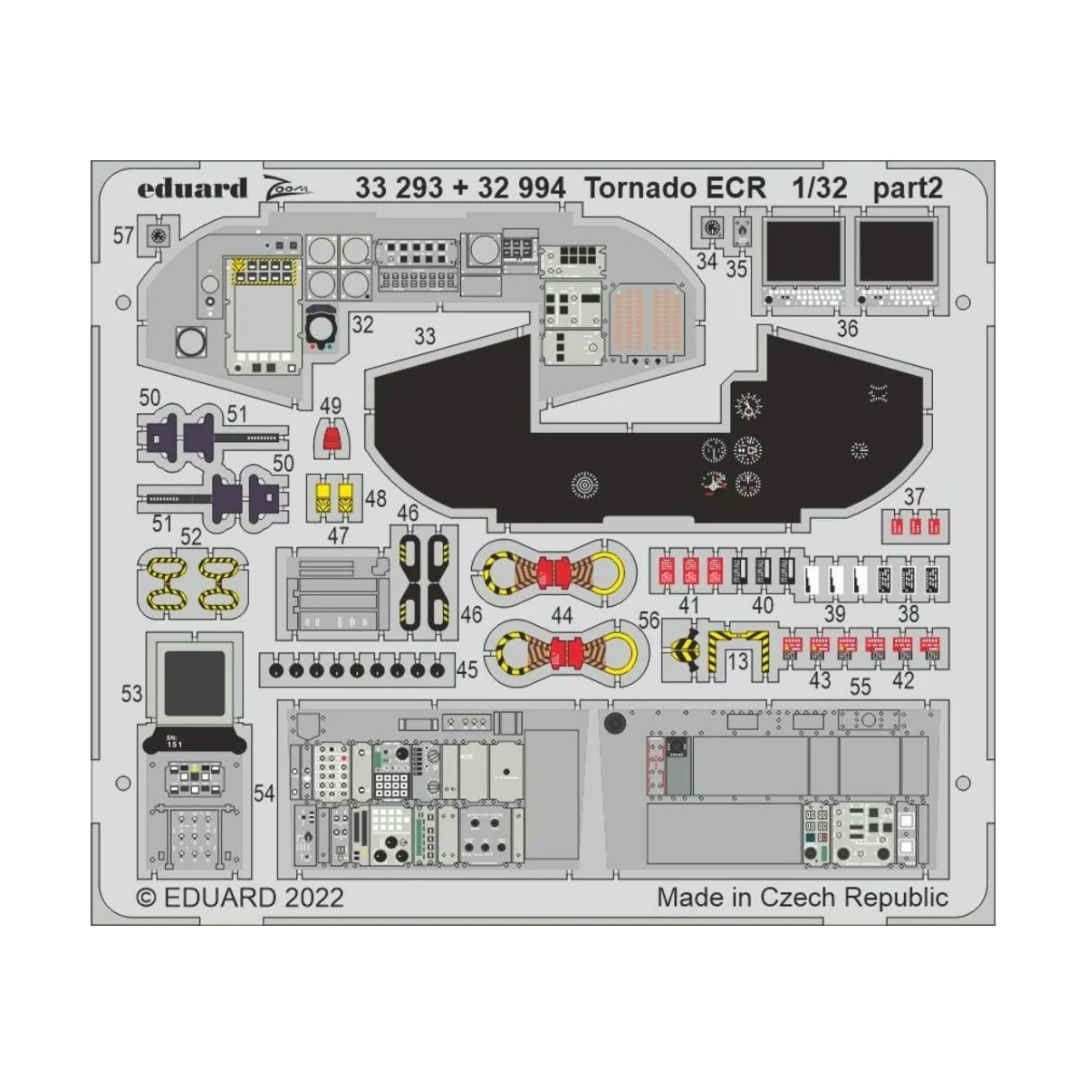 Tornado ECR for ITALERI - Eduard Accessories 33293