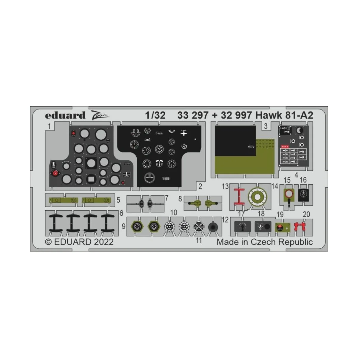 Hawk 81-A2 1/32 - Eduard Accessories 33297