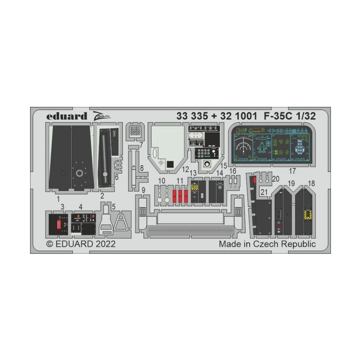 F-35C for TRUMPETER - Eduard Accessories 33335