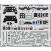 Bf 109G-2/4 for REVELL, 1/32 - Eduard Accessories 33337 Bf 109G-2/4 for REVELL, 1/32 - Eduard Accessories 33337