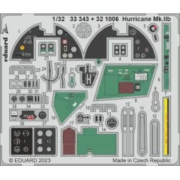 Hurricane Mk.IIb 1/32 REVELL, 1/32 - Eduard Accessories 33343