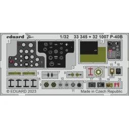 P-40B 1/32 GREAT WALL HOBBY - Eduard Accessories 33345