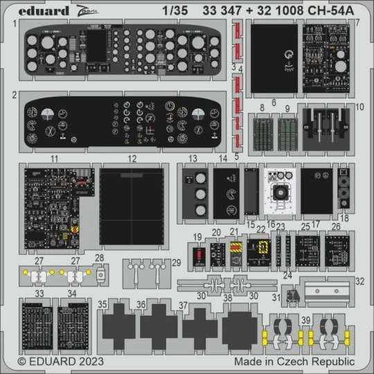 CH-54A 1/35 ICM - Eduard Accessories 33347