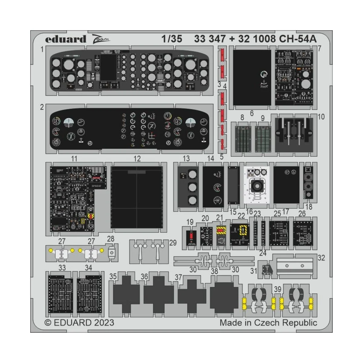 CH-54A 1/35 ICM - Eduard Accessories 33347