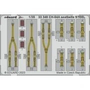 CH-54A seatbelts STEEL 1/35 ICM - Eduard Accessories 33348