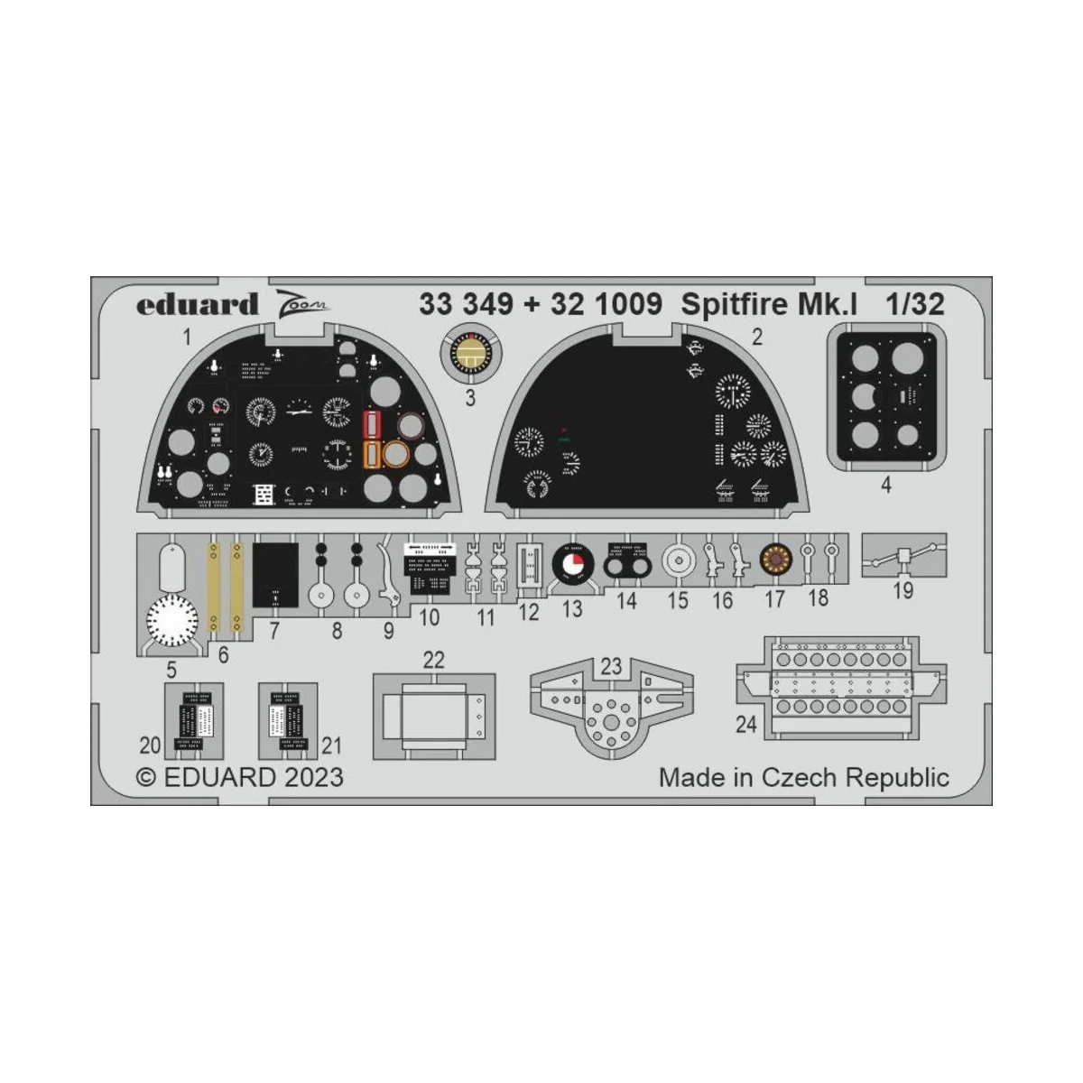 Spitfire Mk.I 1/32 KOTARE - Eduard Accessories 33349