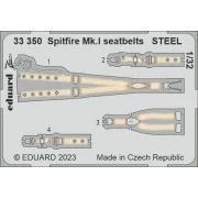 Spitfire Mk.I seatbelts STEEL 1/32 KOTARE - Eduard Accessories 33350