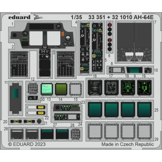 AH-64E 1/35 TAKOM, 1/35 - Eduard Accessories 33351