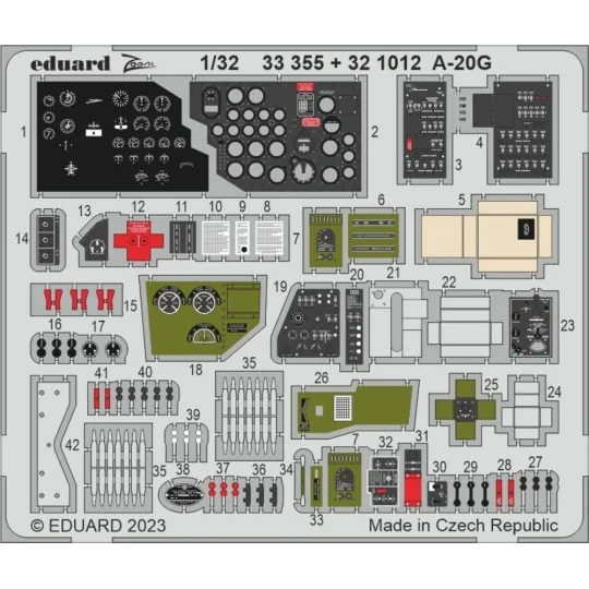 A-20G 1/32 HKM - Eduard Accessories 33355