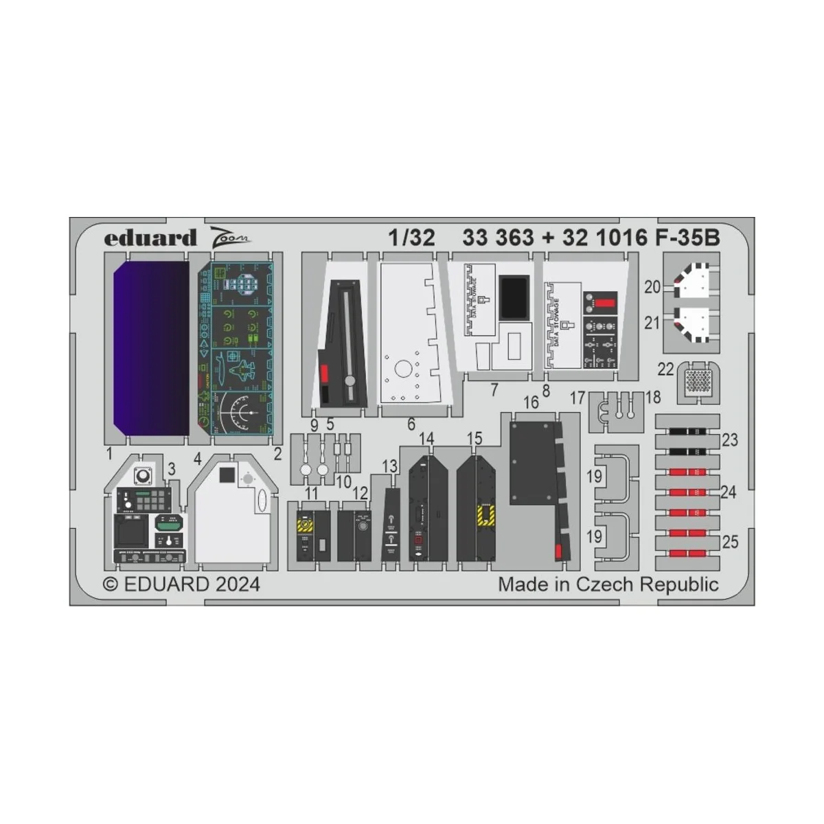 F-35B, 1/32 - Eduard Accessories 33363