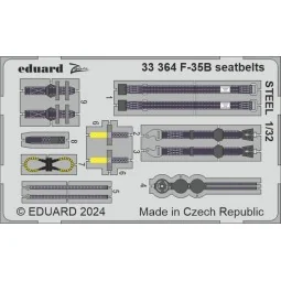 F-35B seatbelrs STEEL, 1/32 - Eduard Accessories 33364