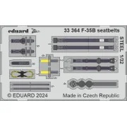 F-35B seatbelrs STEEL, 1/32 - Eduard Accessories 33364