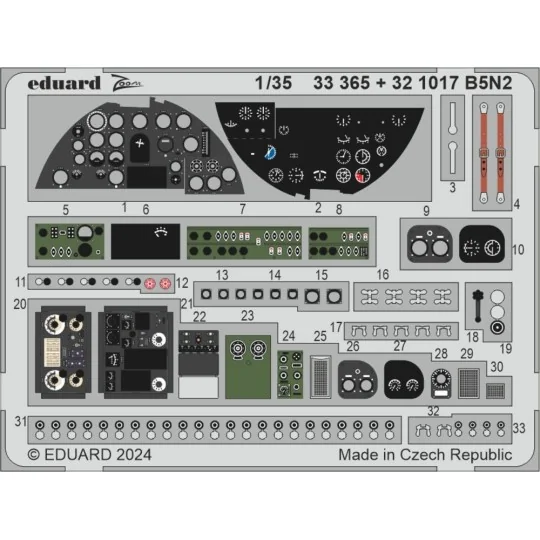 B5N2 BORDER MODEL, 1/35 - Eduard Accessories 33365 B5N2 BORDER MODEL, 1/35 - Eduard Accessories 33365