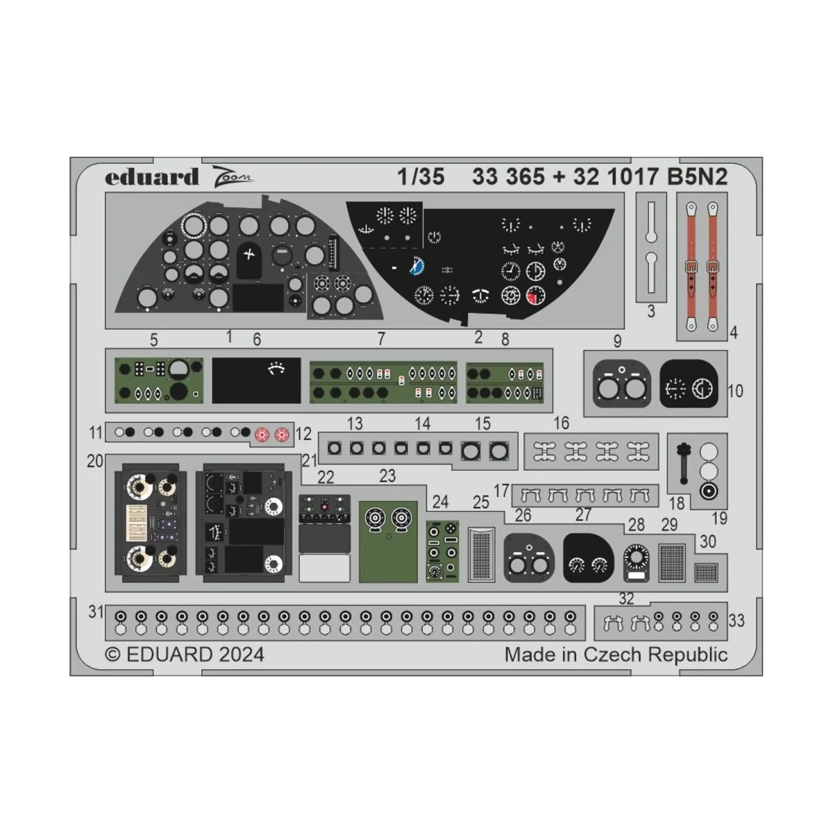 B5N2 BORDER MODEL - Eduard Accessories 33365