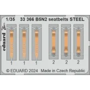 B5N2 seatbelts STEEL BORDER MODEL - Eduard Accessories 33366