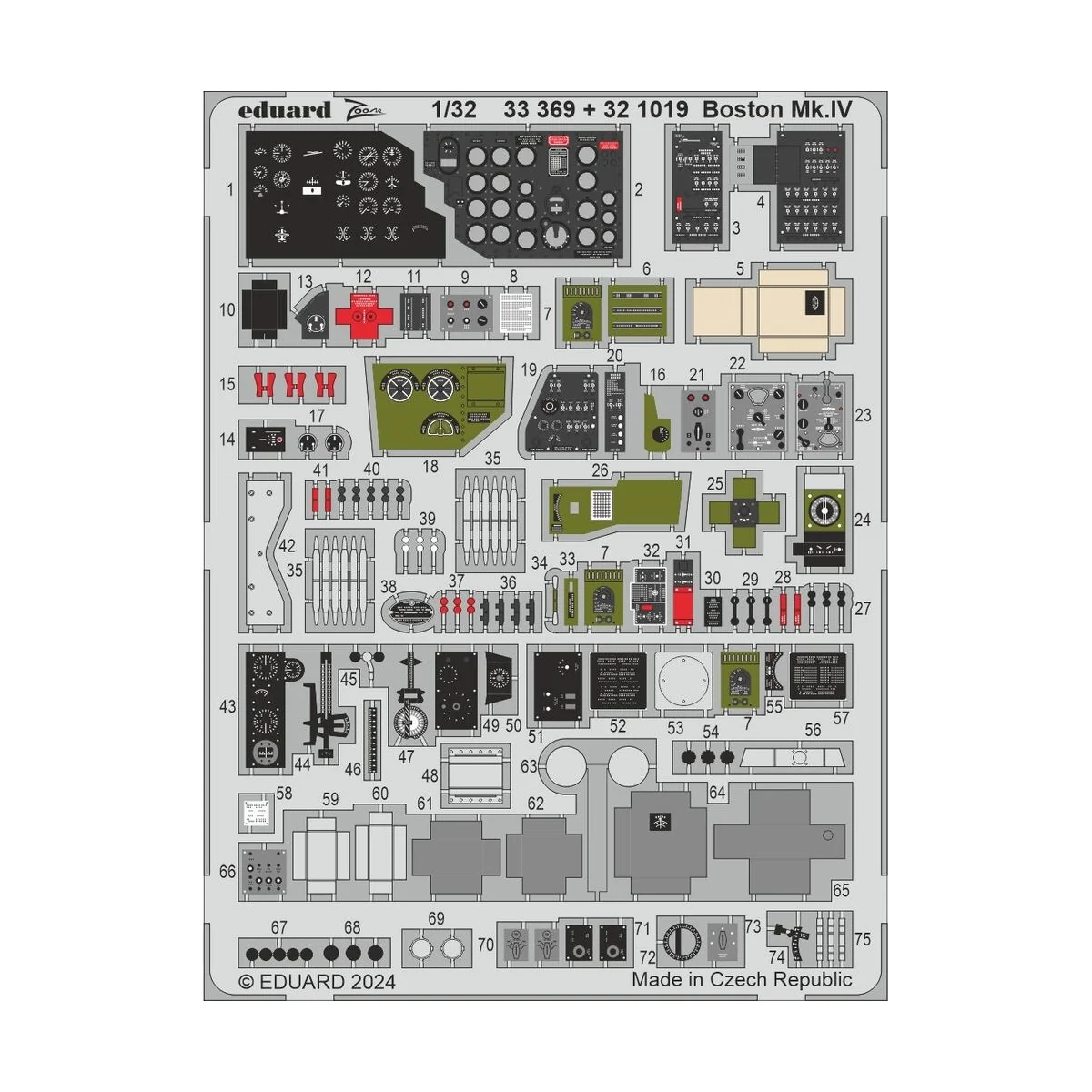 Boston Mk.IV HKM - Eduard Accessories 33369