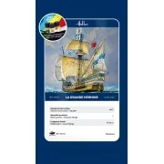 STARTER KIT La Grande Hermine, 1/150 - Heller 56841 STARTER KIT La Grande Hermine, 1/150 - Heller 56841