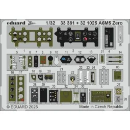 A6M5 Zero TAMIYA - Eduard Accessories 33381