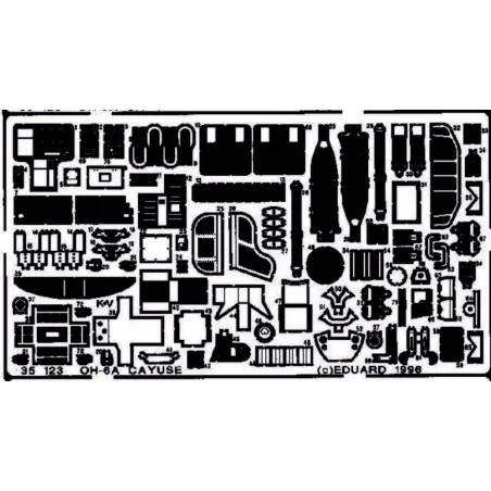 OH-6A Cayuse, 1/35 - Eduard Accessories 35123