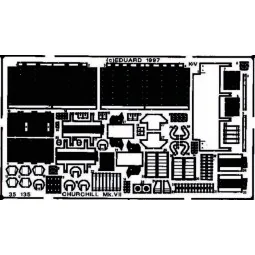 Churchill Mk.VII Detailbausatz Außen, 1/35 - Eduard Accessories 35135