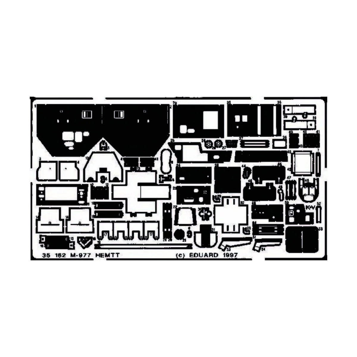 M-977 HEMIT Detailbausatz, 1/35 - Eduard Accessories 35162