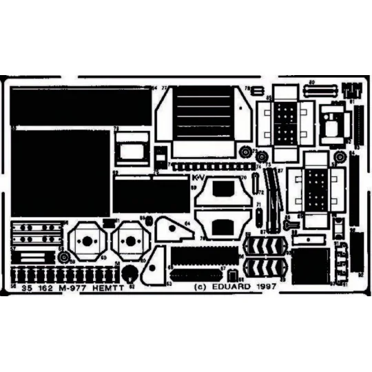 M-977 HEMIT Detailbausatz, 1/35 - Eduard Accessories 35162