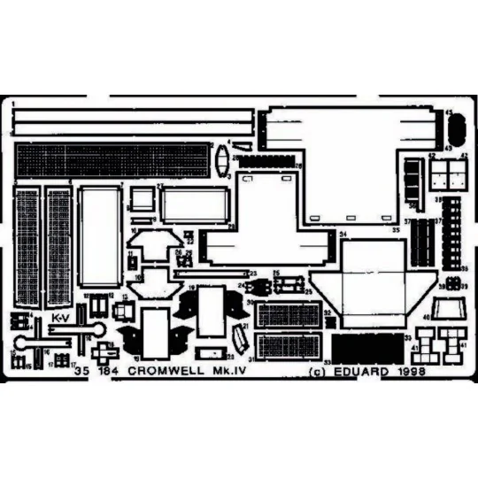Cromwell MK IV Detailsatz aussen - Eduard Accessories 35184
