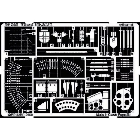 Wiesel Mk.20A1 Detailsatz, 1/35 - Eduard Accessories 35291