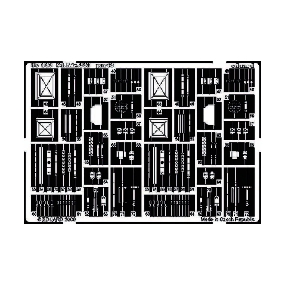 Sd.Kfz. 223 Leichter Panzerspähwagen für Tamiya Bausatz 35268 - Edu...