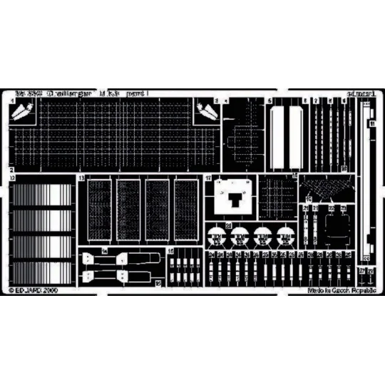 Challenger 1 Mk. III Fotoätzsatz - Eduard Accessories 35332