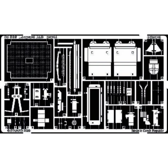 Leopard 1 A2 Fotoätzsatz - Eduard Accessories 35338