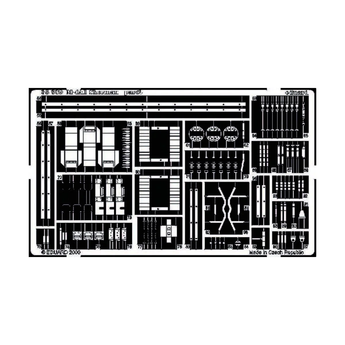 M-4A1 Sherman Fotoätzsatz - Eduard Accessories 35339