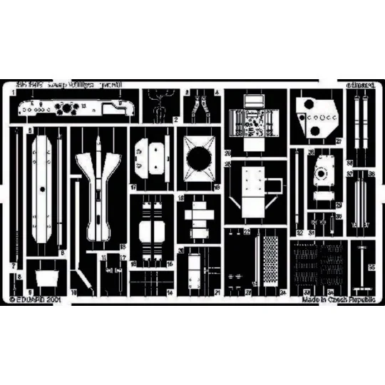 Jeep Willys MB 1/4t 4x4 Truck Fotoätzsatz - Eduard Accessories 35347