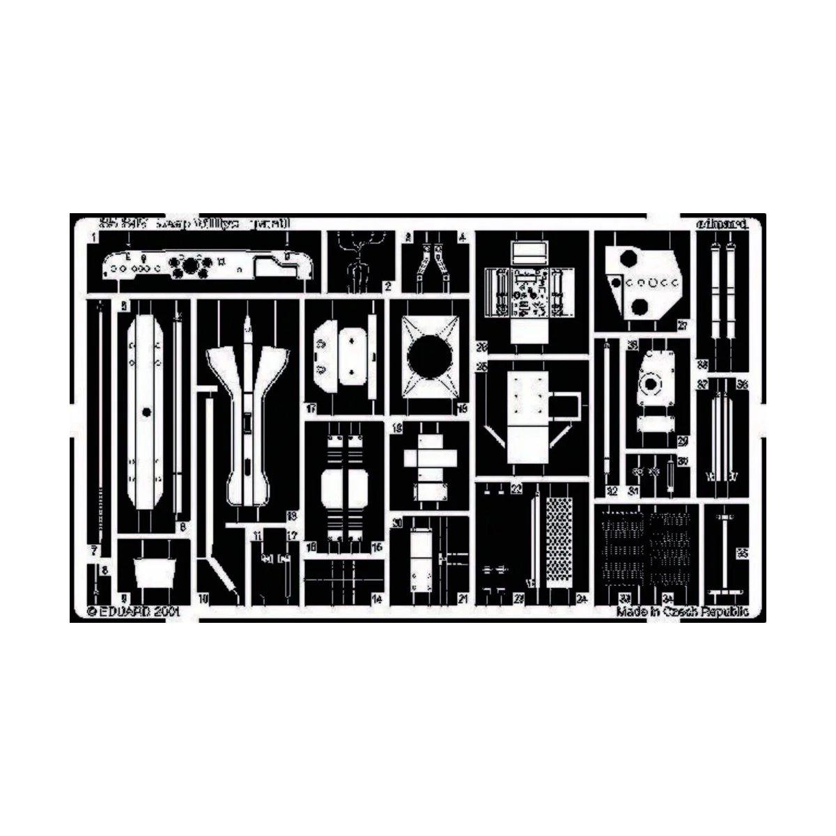 Jeep Willys MB 1/4t 4x4 Truck Fotoätzsatz - Eduard Accessories 35347