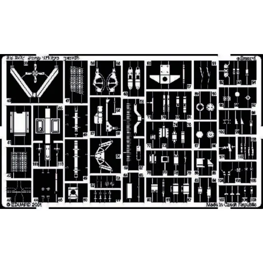 Jeep Willys MB 1/4t 4x4 Truck Fotoätzsatz - Eduard Accessories 35347