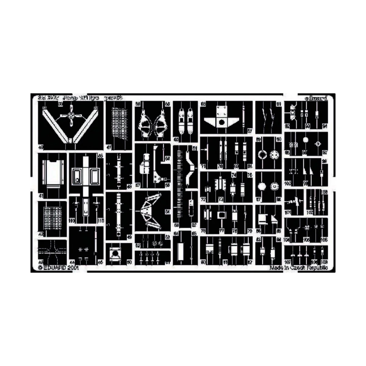 Jeep Willys MB 1/4t 4x4 Truck Fotoätzsatz - Eduard Accessories 35347