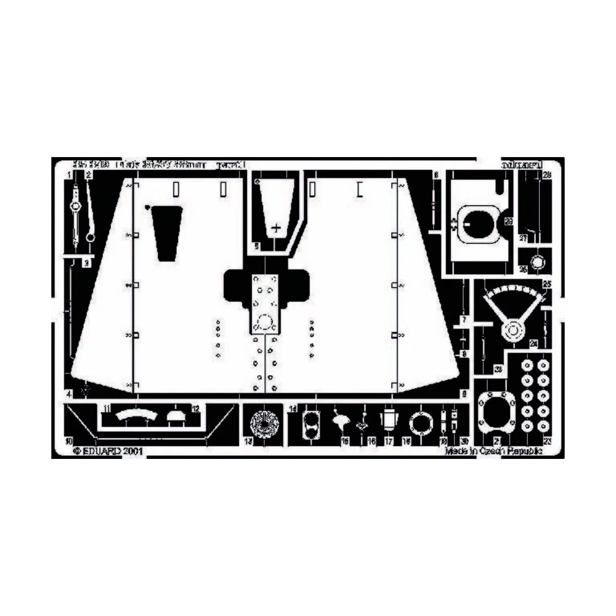 Flak 36/37 88 mm Fotoätzsatz, 1/35 - Eduard Accessories 35349 Flak 36/37 88 mm Fotoätzsatz, 1/35 - Eduard Accessories 35349