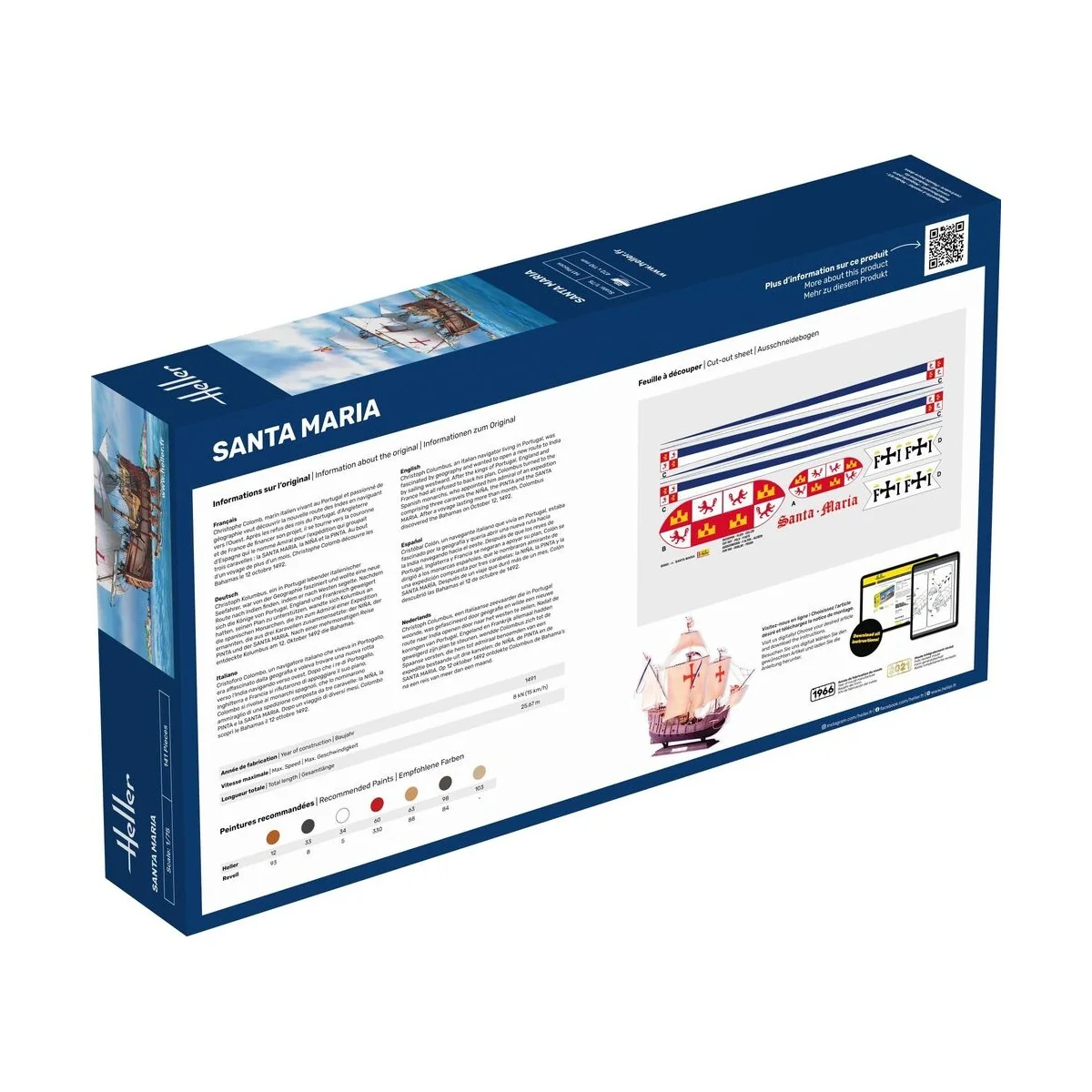 STARTER KIT Santa Maria - Heller 56865