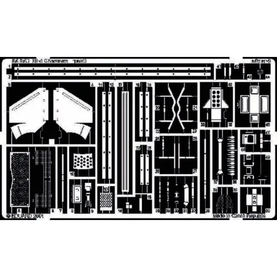US-Panzer M4 Sherman Fotoätzsatz - Eduard Accessories 35351