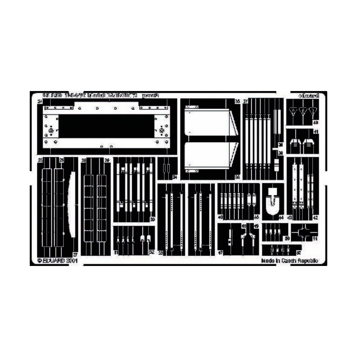 T-34/76 Model 1943/ChTZ Fotoätzsatz, 1/35 - Eduard Accessories 35359 T-34/76 Model 1943/ChTZ Fotoätzsatz, 1/35 - Eduard Accessories 35359