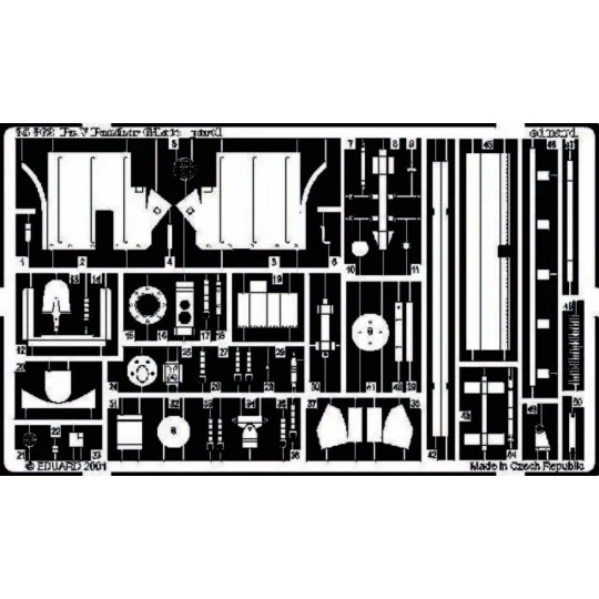 Panther G Sd.Kfz. 171 Detailsatz aussen späte Version - Eduard Acce...