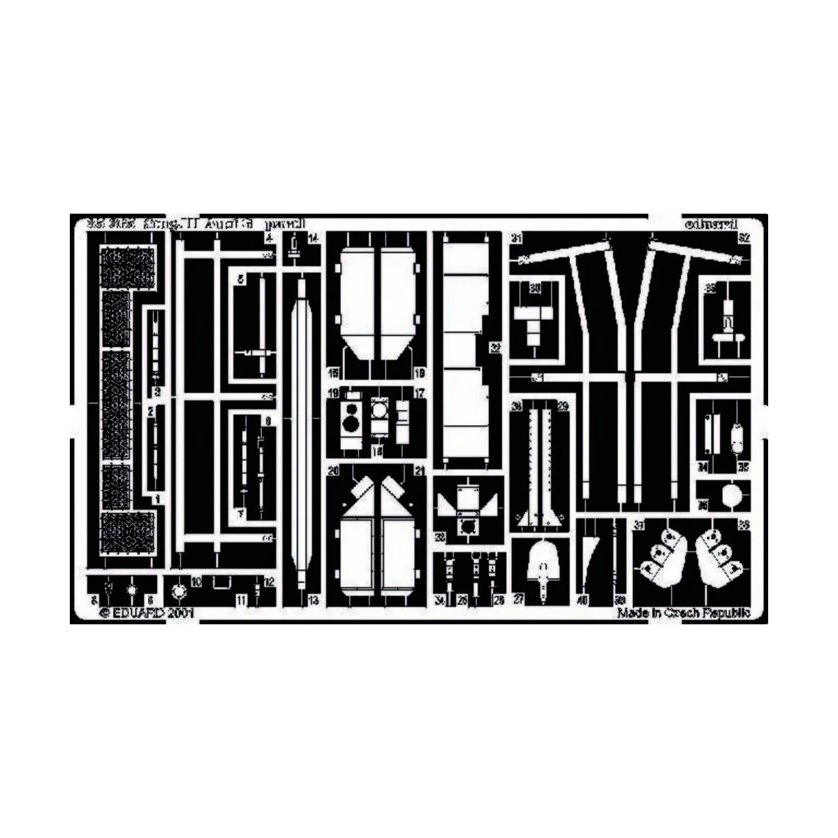 Stug. III Ausf. G Fotoätzsatz - Eduard Accessories 35365