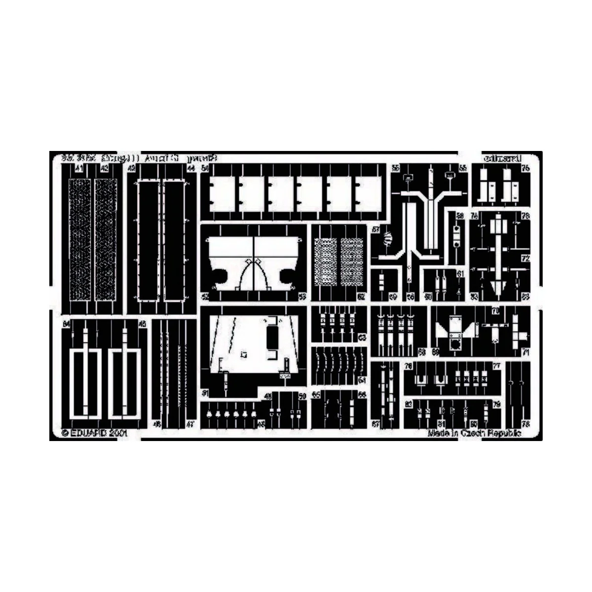 Stug. III Ausf. G Fotoätzsatz, 1/35 - Eduard Accessories 35365 Stug. III Ausf. G Fotoätzsatz, 1/35 - Eduard Accessories 35365