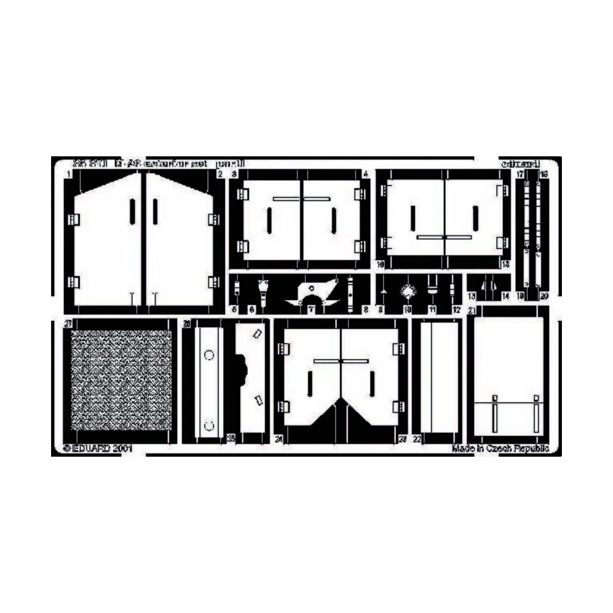 M-26 Fotoätzsatz, 1/35 - Eduard Accessories 35371 M-26 Fotoätzsatz, 1/35 - Eduard Accessories 35371