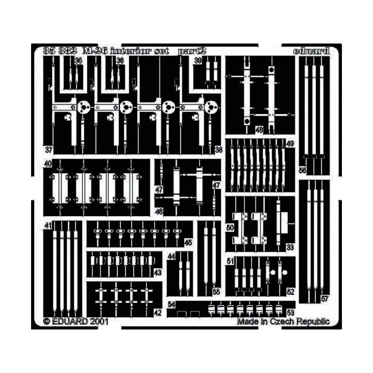 M-26 Fotoätzsatz, 1/35 - Eduard Accessories 35382