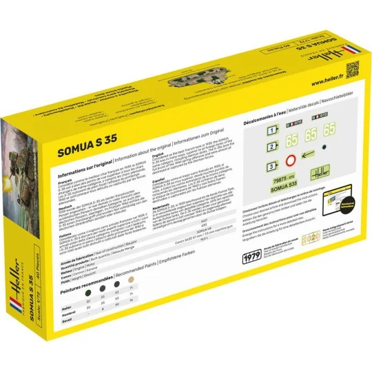 STARTER KIT Somua S35 - Heller 56875